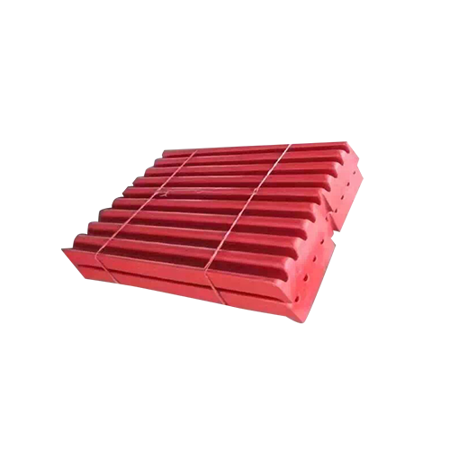 Manganese steel jaw plates for mining crushers