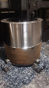 Mn18Cr2 High Wear-Resistant Manganese Steel Roll Shell for Double Roll Crushers