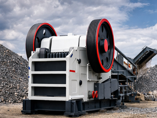 PE Series Jaw Crusher In Quarry Plant